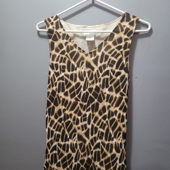 Steilmann Studio Animal Print Sleeveless Dress 8 - Picture 4 of 7